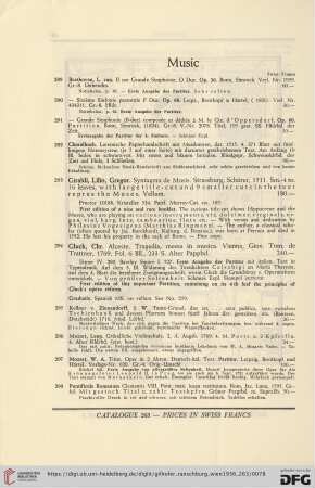 Music (No. 289 - 302)