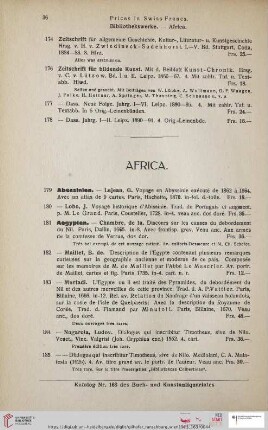Africa (Nr. 179 - 246)