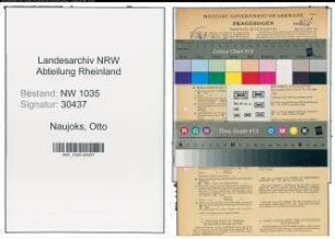Entnazifizierung Otto Naujoks , geb. 02.06.1910 (Kraftfahrer)