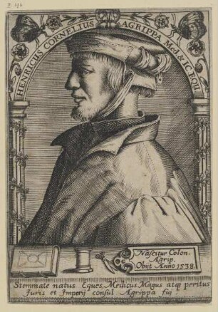 Bildnis des Henricus Cornelius Agrippa