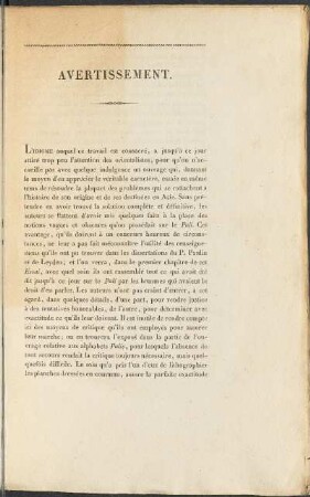 Avertissement
