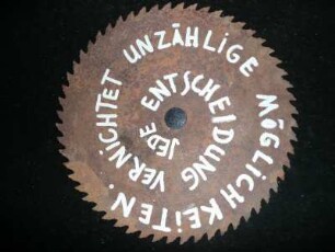 "jede entscheidung vernichtet unzählige möglichkeiten"