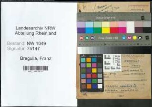 Entnazifizierung Franz Bregulla , geb. 26.04.1894 (Lehrer)