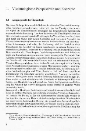 4-26, 1. Viktimologische Perspektiven und Konzepte