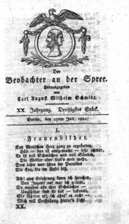 30. Stueck, 23. Juli 1821