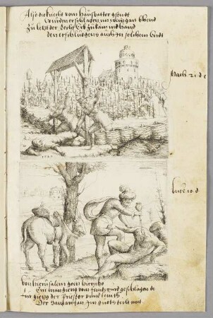 Gleichnis von den bösen Weingärtnern, Blatt 19b in: Peter Perényi, "Vorredt und eingang der Concordantzen alt und news Testaments"