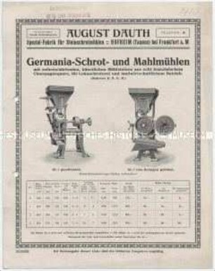 Schrot- und Mahlmühlen