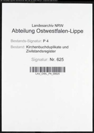 Kirchenbuchduplikate der katholischen Gemeinde (GHT 1833-1839). (Gemeinde: Büderich, katholische Gemeinde)