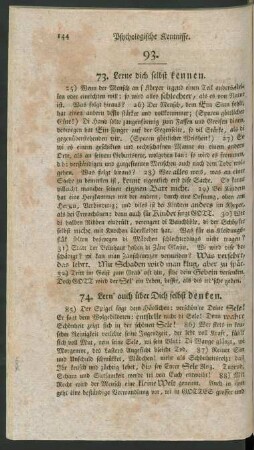 93. (73.) - 100. (87.) Psychologische Kentnisse