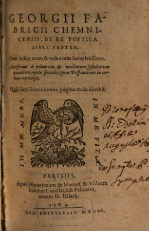 De re poetica : libri VII