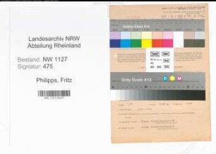Entnazifizierung Fritz Philipps , geb. 13.05.1895 (Stadtinspektor)