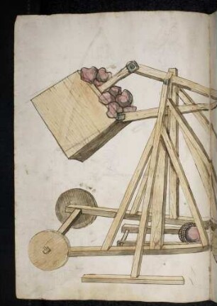 Wurfgeschützes: Blide (Detail)