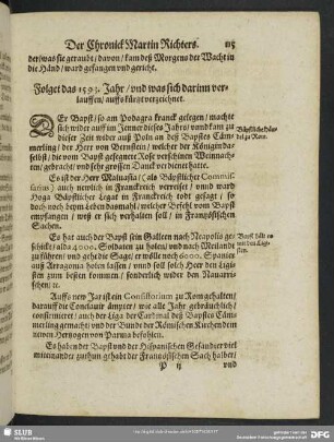 Folget das 1593. Jahr, und was sich darinn verlauffen, auffs kürtzt verzeichnet