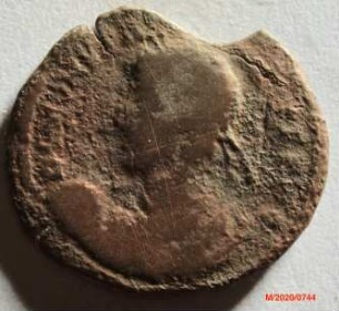 Römische Münze, Nominal Maiorina, Prägeherr Constans, Prägeort nicht bestimmbar, Original
