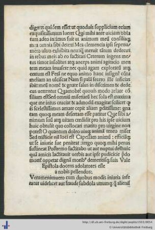 Epistola docens adolatores …