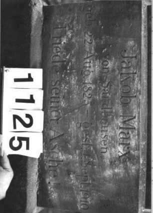 Grabstein 1125 (Detailaufnahme 2)