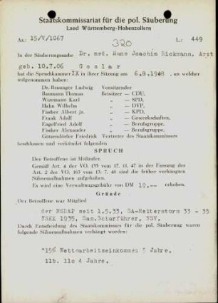 Rickmann, Hans Joachim, Dr.