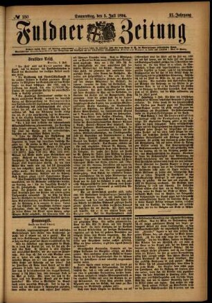Ausgabe vom Donnerstag, den 05. Juli 1894.
