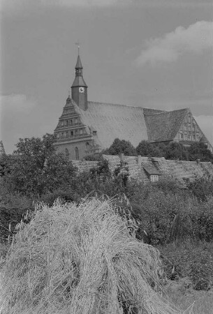 Bad Wilsnack. Wunderblutkirche St. Nikolai, West- und Südfassade