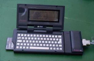 ATARI Portfolio im Schlepper zur Signalerfassung