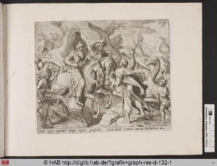 Die Heiligem Drei Könige auf dem Weg nach Bethlehem.