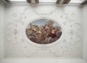 Decke der ehemaligen Bibliothek