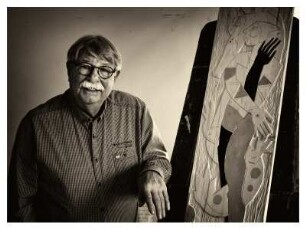 MICHAEL HOFMANN IN SEINEM ATELIER