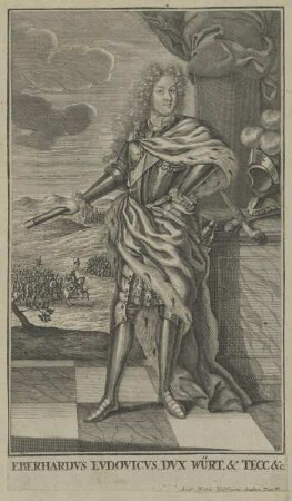 Bildnis des Eberhardvs Lvdovicvs, Herzog von Württemberg