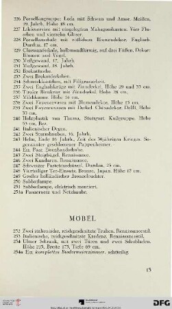 Möbel (Nr. 252-254a)