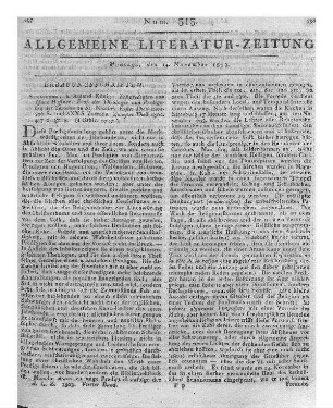 Feder, J. M.: Die allergemeinsten Äußerungen der Nächstenliebe. Würzburg: Stahel 1803