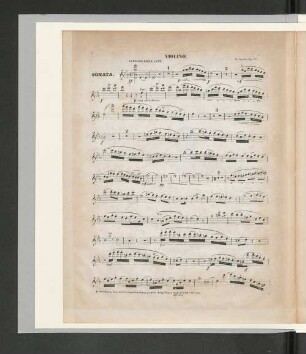 Violino. Sonata.
