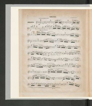 Violino. Sonata.