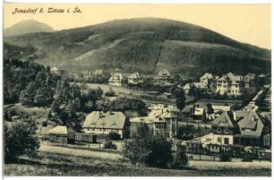 Jonsdorf. Blick auf Jonsdorf