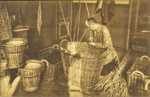 Travail de vannerie. - Mandenwerk.