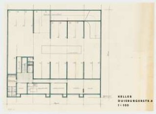 Hotel Duisburgerstraße 8, Berlin-Wilmersdorf: Grundriss Kellergeschoss 1:100