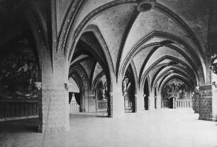 Aachen, Rathaus, großer Saal, Fresken Alfred Rethel