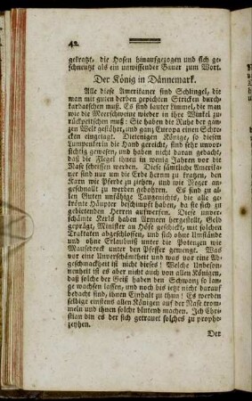 Der König in Dännemark.