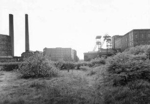 Steinkohlenbergwerk Beeckerwerth der GBAG, Gruppe Hamborn, Schachtanlage 1/2, Duisburg
