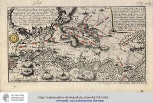 Plan des Zwischen der Russisch Kaysserlich und der Königlich. Preuss. unter dem General. Lieutenants von Wedel stehenden Armee den 23 Julii Ao [Anno] 1759 zwischen Kay und Palzig ohnweit Züllichau vorgefallen Bataille, in welcher der vortheil für die ersteren ausgefallen. Nürnberg: Raspe, 1759.