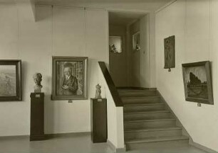 Bautzen, Stadtmuseum, Inneres. Gemäldegalerie, Lausitzer Zimmer