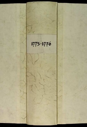 Ratsprotokolle, 1775 Juli 25. - 1776 Juli 23.