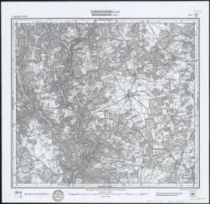 Meßtischblatt [7721] : Gammertingen (Preuß.) Mägerkingen (Württ.), 1910 : Gammertingen (Preuß.) Mägerkingen (Württ.). - 1:25000. - Stuttgart, 1910. - 1 Kt.