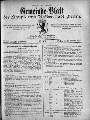 1901,41: No. 41, 13. Oktober 1901
