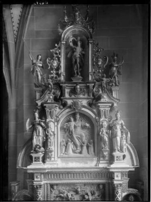 Überlingen Münster Sankt Nikolaus Marienaltar von Jörg Zürn (um 1607/1610) Teilansicht