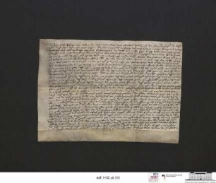 Der Thorner Bürger Nikolaus Rakow verkauft dem Frankfurter Rat das erledigte Leibgedinge von Margaretha Rackow, genannt "Ylowinne", vom Schulzenhof zu Tzschetzschnow (Güldendorf)