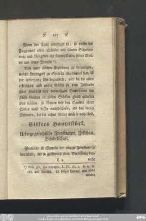 Eilftes Hauptstück. Uebrige griechische Freystaaten. Feldbau. Handelschaft.