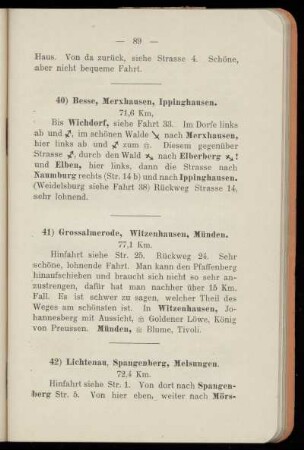 42) Lichtenau, Spangenberg, Melsungen