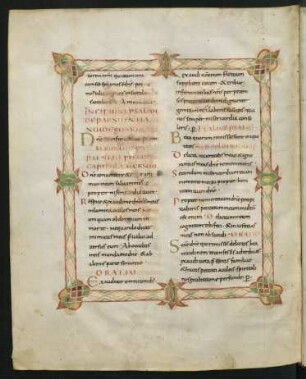 Septem psalmi poenitentiales (anfangs mit Zierrahmen)