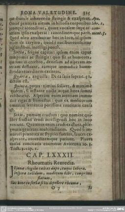 Cap. LXXXII. Rheumatis Remedia