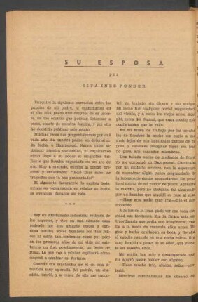 Su esposa